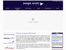 Tablet Screenshot of bengal-airlift.com